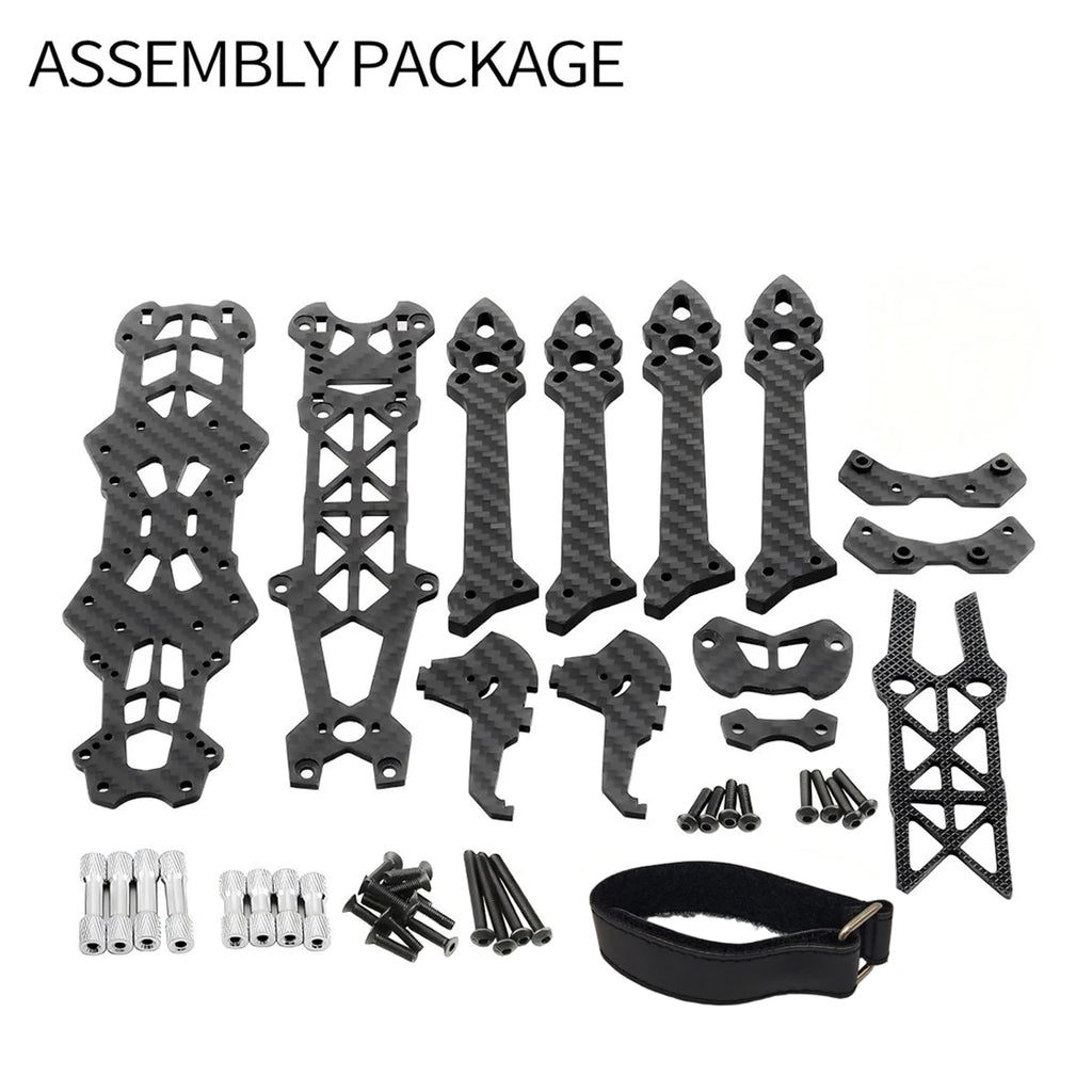 Mark4 V1 HD 5/6/7/8 Inch FPV Racing Drone Frame Kit Wheelbase 3K Carbon Fiber with 5mm Arm for RC Freestyle FPV DIY