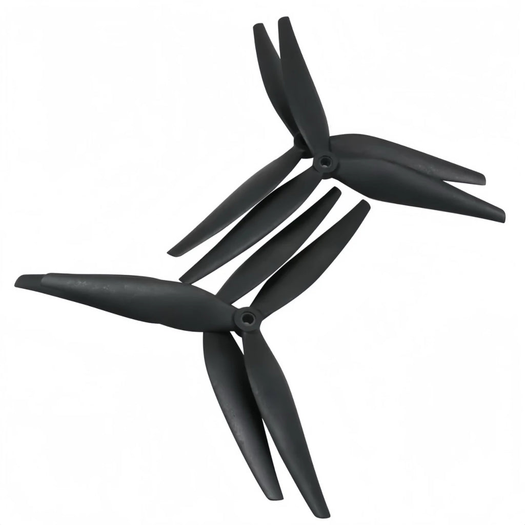 4PCS 7/8/9/10" 3-Blade Glass Fiber Nylon Propeller CW CCW Cinelifter Macro Quad Props for LR8 RC FPV X-Class Drone