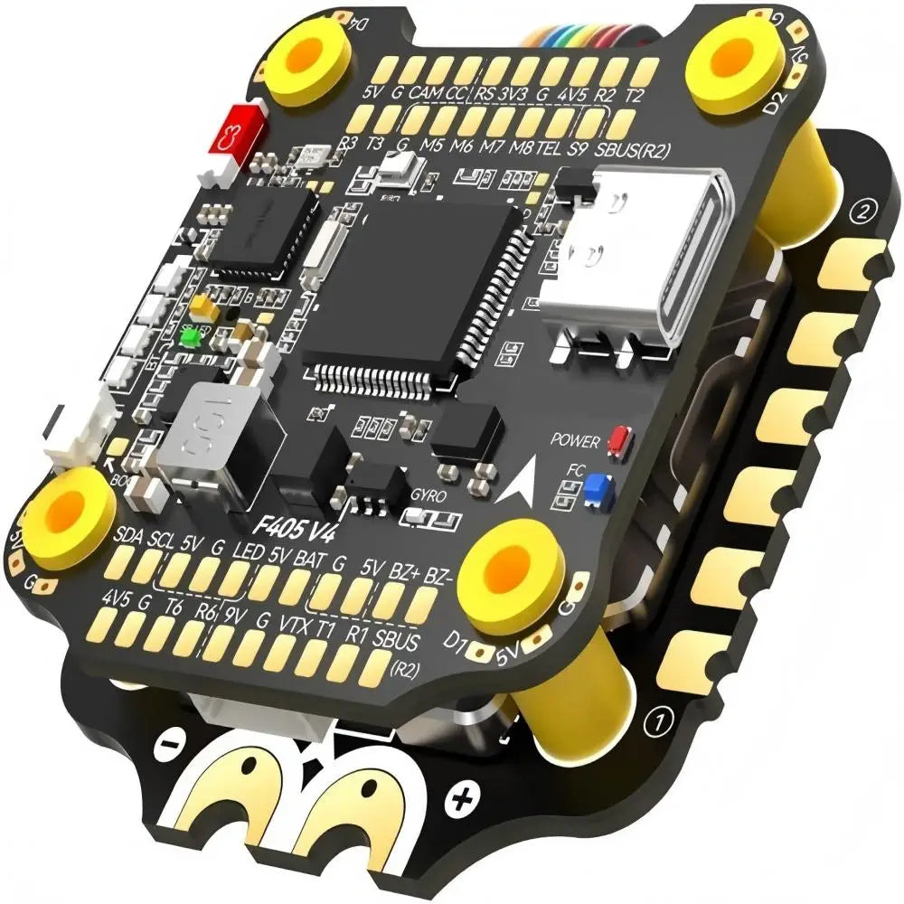 F405 V4 Flight Controller with 4in1 55A/60A ESC Wireless Bluetooth Betaflight INAV for RC FPV Racing Drone DIY