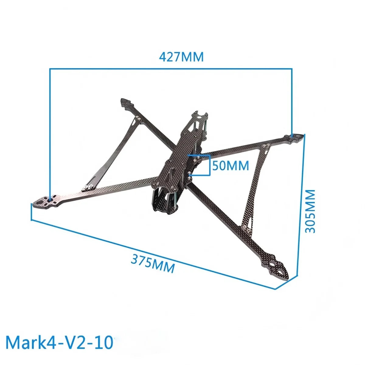 Carbon Fiber FPV Drone Frame Kit 7/8/9/10 Inch 295/367/387/427mm WheelBase RC FPV Freestyle Racing Drone Quadcopter