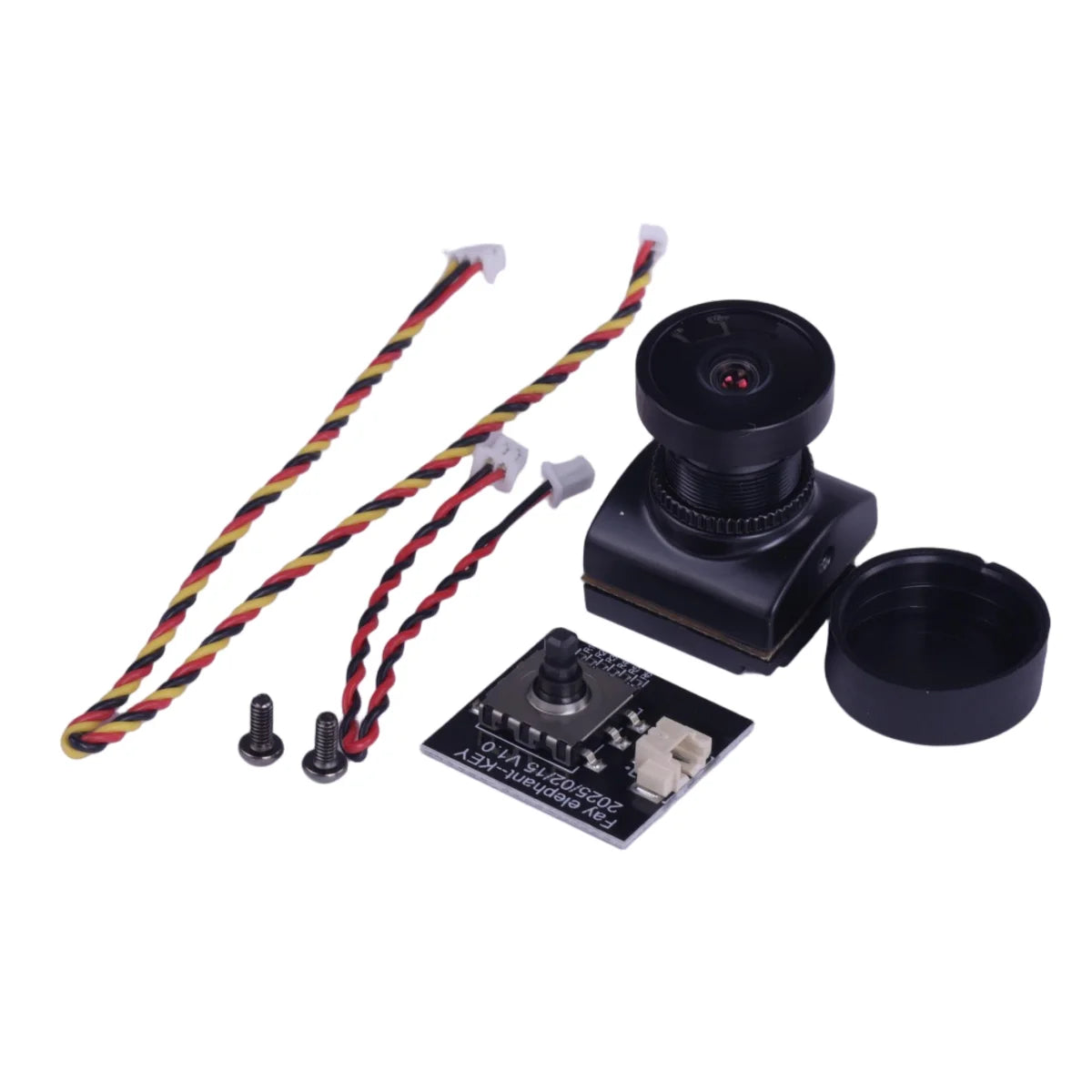 FPV Camera 1200TVL 1/2.8 inch 2.1mm Nightlight HDR Sensor Camera 125°NTSC PAL 16:9 Switchable for FPV Drone Racing