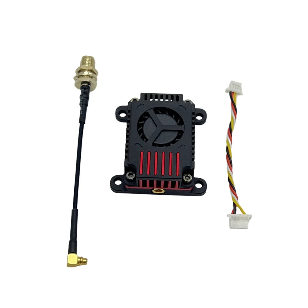 Long Range 5.8Ghz 3W FPV Video Transmitter 3000MW 72CH Video AV Analog VTX and 2.1mm 1500TVL camera for RC Drone