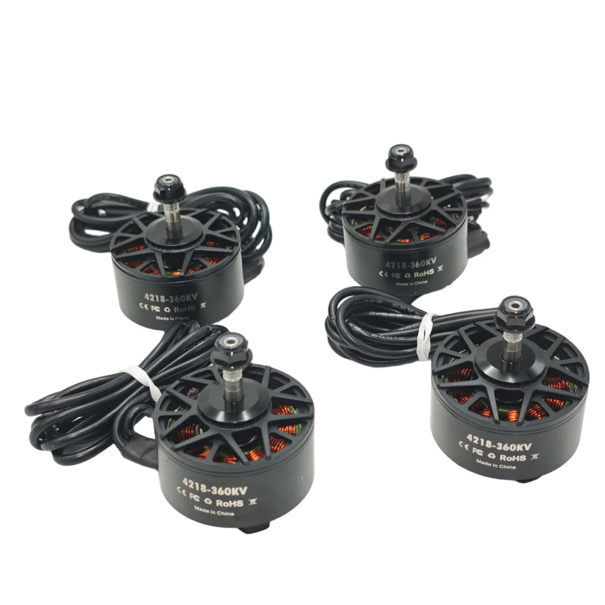 4pcs 4218 360KV Brushless Motors 6-12S For 13/15 Inches RC FPV Long-Range Drones