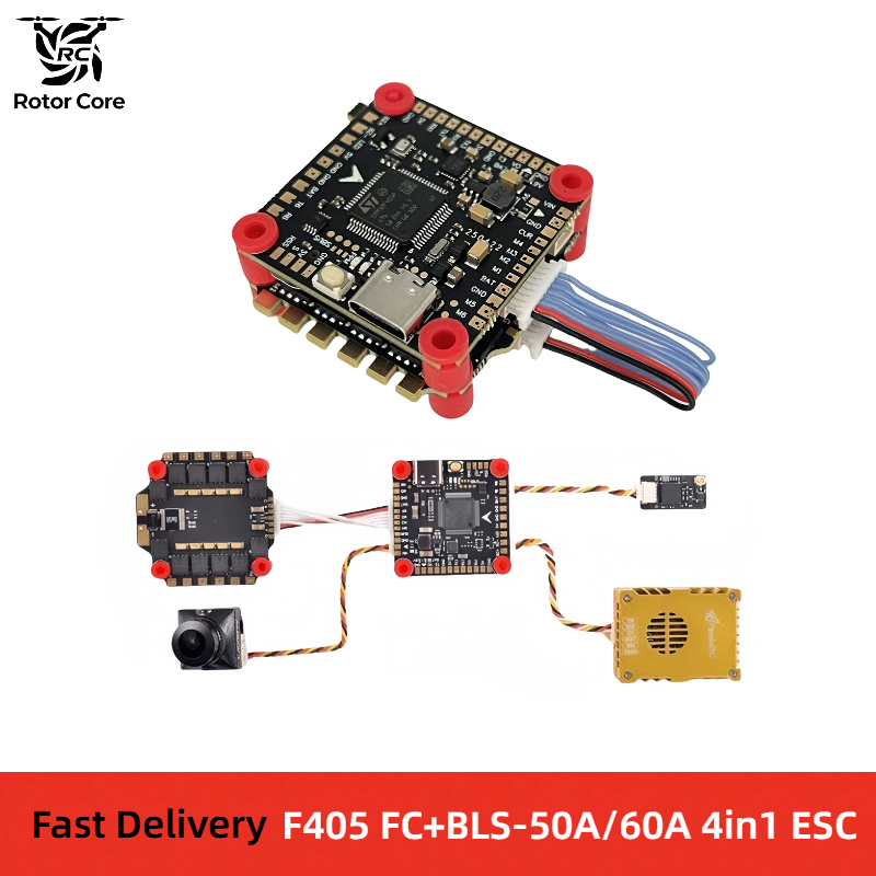 F405 F4 V3 Flight Controller Stack Betaflight BLS 50A 60A 4 in 1 Brushless ESC for RC FPV Drone