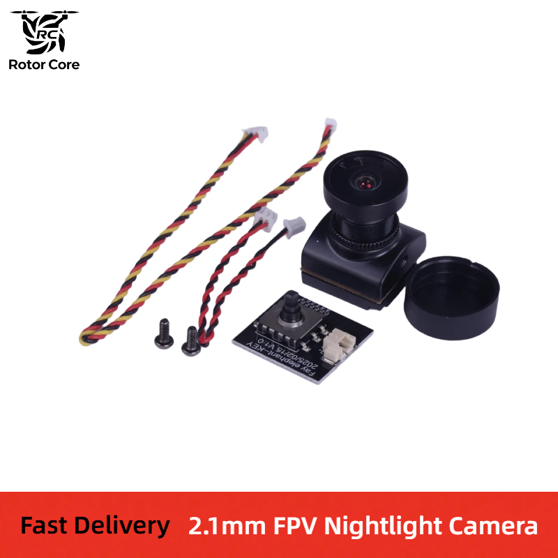 FPV Camera 1200TVL 1/2.8 inch 2.1mm Nightlight HDR Sensor Camera 125°NTSC PAL 16:9 Switchable for FPV Drone Racing