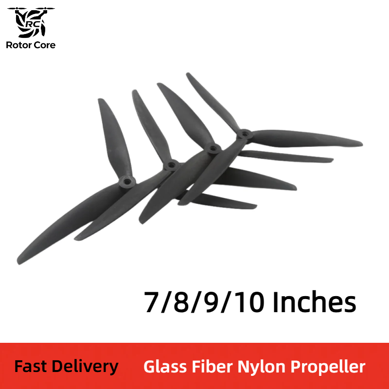 4PCS 7/8/9/10" 3-Blade Glass Fiber Nylon Propeller CW CCW Cinelifter Macro Quad Props for LR8 RC FPV X-Class Drone